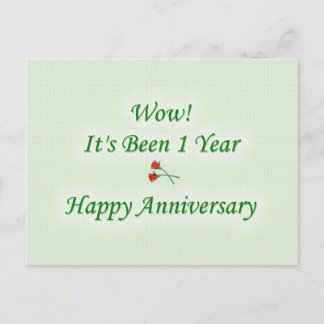 Carte Postale Ouah ! It&apos ; s a été 1 an de bon anniversaire