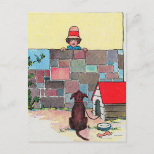 Carte Postale Ouah-ouah-ouah ! À qui appartient ce chien ? Compt