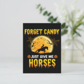 Carte Postale Oubliez Les Bonbons Donnez-Moi Juste Des Idées De  (Debout devant)