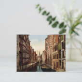 Carte Postale Oudezijds Kolk Amsterdam (Debout devant)