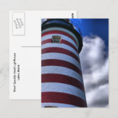 Carte postale Ouest Quoddy Head Lighthouse Maine (Devant / Derrière)