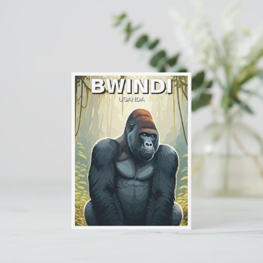 Carte Postale Ouganda Bwindi Impénétrable Parc National (Debout devant)