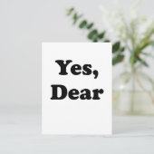 Carte Postale Oui Cher (Debout devant)