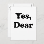 Carte Postale Oui Cher (Devant / Derrière)