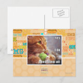 Carte Postale Oui, j'ai besoin d'eux tous (Devant / Derrière)