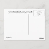 Carte Postale oui, je suis végétarien (Dos)