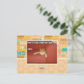 Carte Postale Oui, j'y vais. (Debout devant)