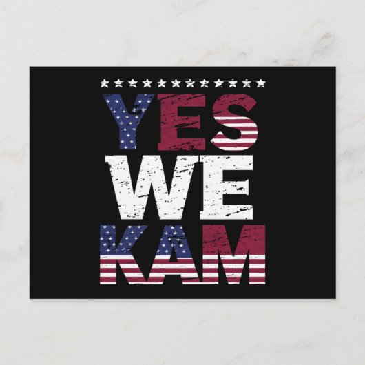 Carte Postale Oui, Kam Dit Citation (Devant)