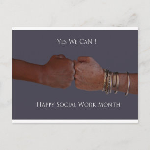 Carte Postale Oui, Nous Le Pouvons !