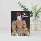 Carte Postale Oui, Qveene !Carte postale (Debout devant)