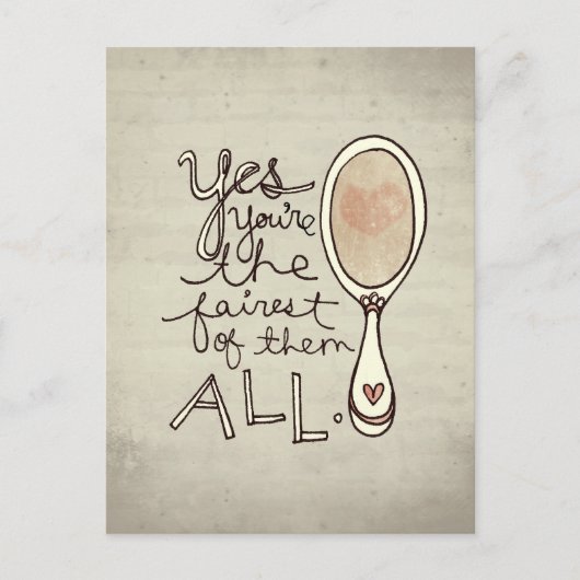 Carte Postale oui vous êtes les plus justes (Devant)