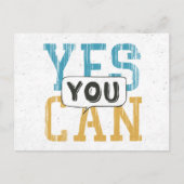Carte Postale Oui, vous pouvez (Devant)