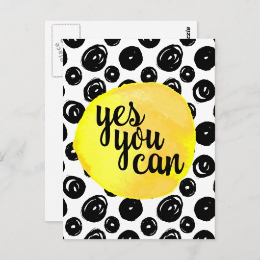 Carte Postale Oui Vous Pouvez Citer (Devant / Derrière)