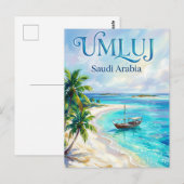 Carte Postale Oumlouj Arabie saoudite (Devant / Derrière)