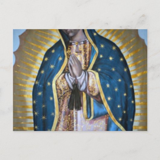 Carte Postale Our Lady of Guadalupe Art (Devant)