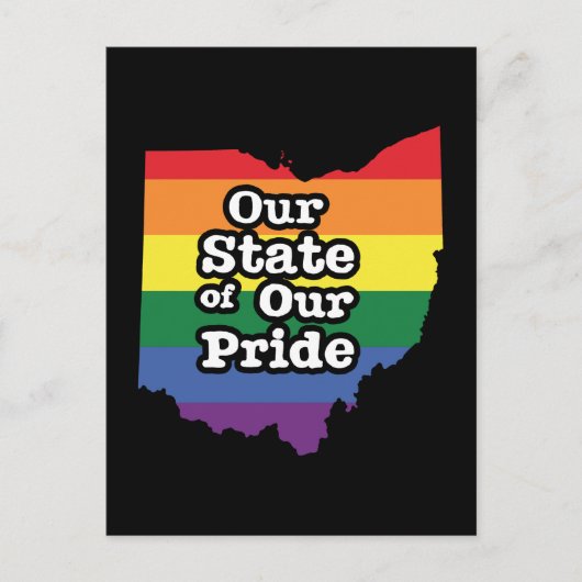 Carte Postale Our State of Our Pride Ohio (Devant)