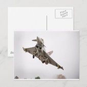 CARTE POSTALE OURAGAN D'EUROFIGHTER (Devant / Derrière)