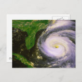 Carte Postale Ouragan Fran, septembre 1996 (Devant / Derrière)