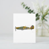 Carte Postale Ouragan Hawker (Debout devant)