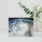 Carte Postale Ouragan Sandy le long de la côte est des États-Uni (Debout devant)