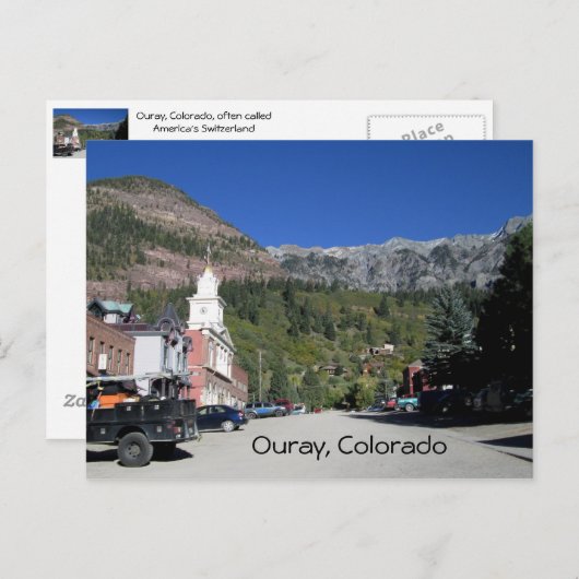 Carte postale Ouray, Colorado (Devant / Derrière)