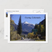 Carte Postale Ouray, Colorado (Devant / Derrière)