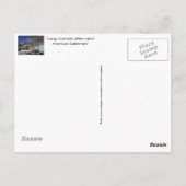 Carte postale Ouray, Colorado (Dos)