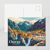 Carte Postale Ouray Colorado (Devant / Derrière)