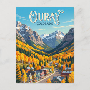 Carte Postale Ouray, Colorado, États-Unis