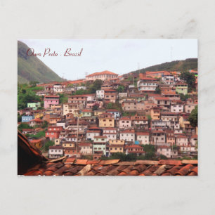 Carte Postale Ouro Preto, Minas Gerais, Brazil
