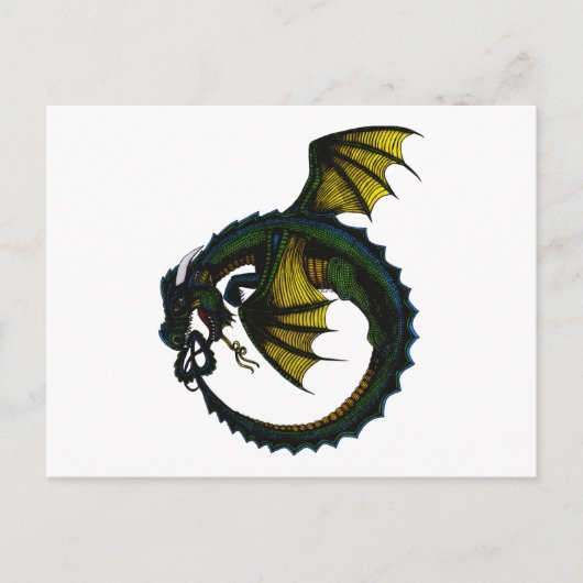 Carte Postale Ouroboros Dragon (Devant)