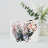 Carte Postale Ours (Debout devant)