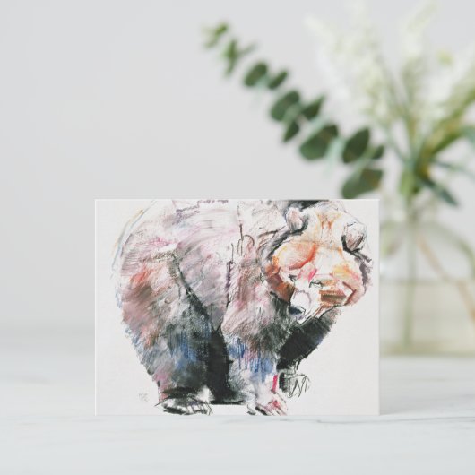 Carte Postale Ours (Debout devant)