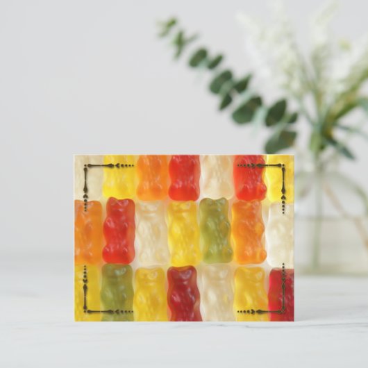 Carte Postale ours (Debout devant)