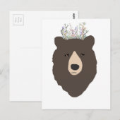 Carte Postale Ours (Devant / Derrière)