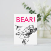 Carte Postale Ours ! (Debout devant)