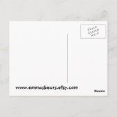 Carte Postale Ours à chair souple (Dos)