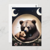 Carte Postale Ours adorables (Devant / Derrière)