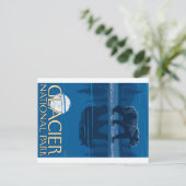 Carte Postale Ours au clair de lune - Parc national des Glaciers (Debout devant)