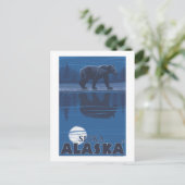 Carte Postale Ours au clair de lune - Sitka, Alaska (Debout devant)