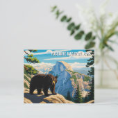 Carte Postale Ours au parc national Yosemite (Debout devant)