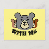 Carte Postale Ours Avec Moi, Ours (Devant)