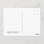 Carte Postale ours avec un saumon dans la bouche (Dos)