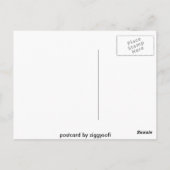 Carte Postale ours blanc (Dos)