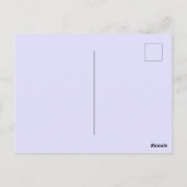 Carte Postale Ours Bleu Teddy On Peut Attendre (Dos)