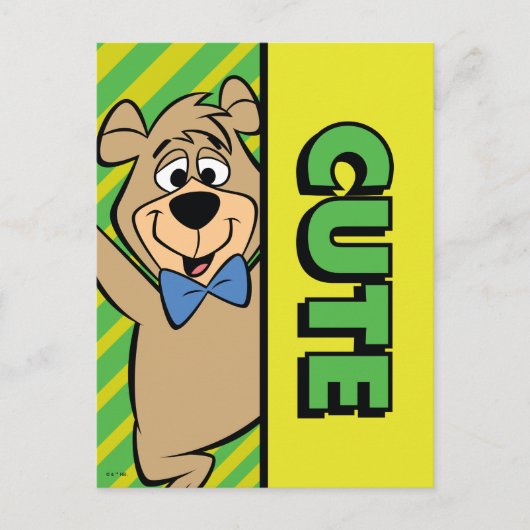 Carte Postale Ours Boo-Boo mignon (Devant)