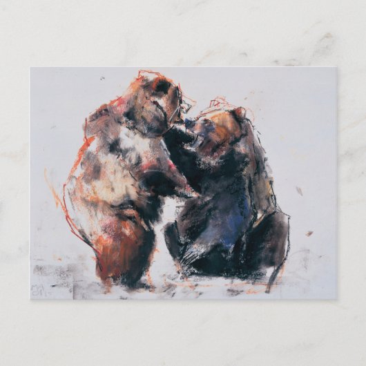 Carte Postale Ours Brown européens 2001 (Devant)