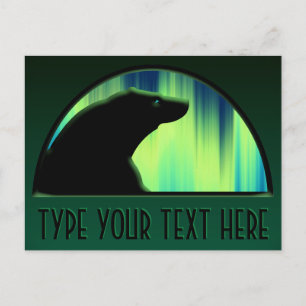 Carte postale Ours Carte postale Autochtone Aurora