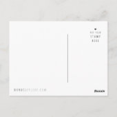 Carte Postale Ours d'anniversaire (Dos)