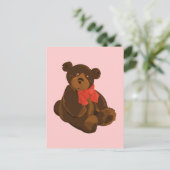 Carte Postale Ours de caricature mignon (Debout devant)